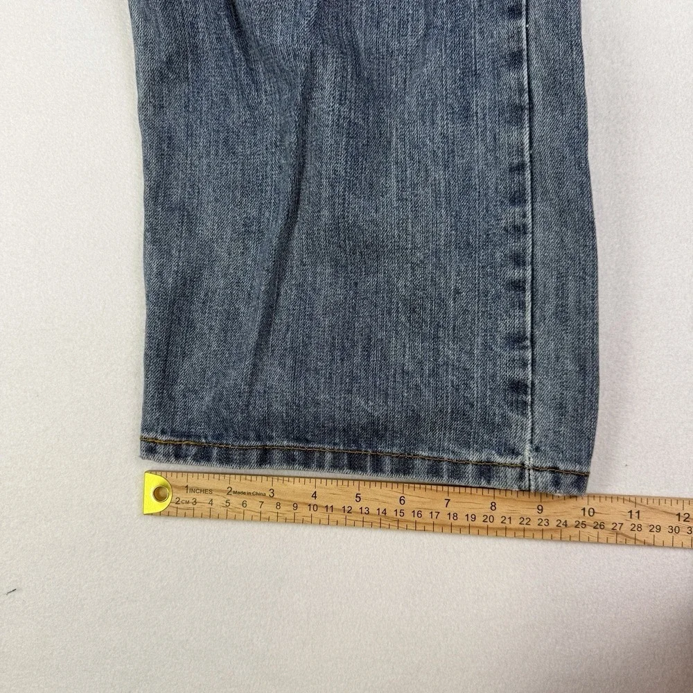 Levi's 569 Jeans Mens‎ Loose Fit Straight Leg Relaxed Size 44x32 Light Wash